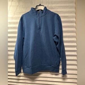 L.L Bean Track Top Sportswear Blue Size Medium